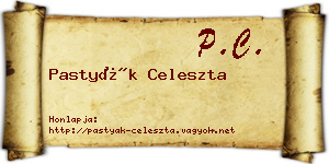 Pastyák Celeszta névjegykártya